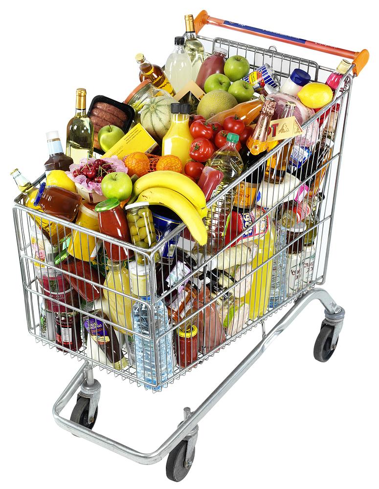 Shopping Trolley / Grocery Cart Cut Out