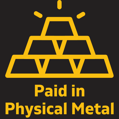 Get paid interest in physical gold